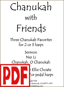 Ensemble Parts of Chanukah with Friends by Ellie Choate PDF Downlaod