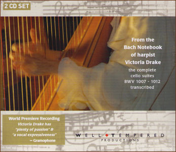 From the Bach Notebook of Harpist Victoria Drake CD