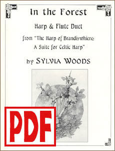 In the Forest for harp and flute by Sylvia Woods PDF Download