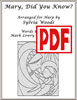 Mary Did You Know by Sylvia Woods PDF Download