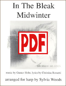 In the Bleak Midwinter Sheet Music by Sylvia Woods PDF Download