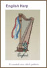 English Harp Cross-stitch