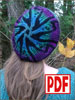 PATTERN for Knitting a Tam Hat with a Harp Motif