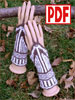 PATTERN for Knitting Arm Warmers with a Harmonic Curve Motif