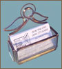 Stained Glass Angel Business Card Holder