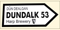 Metal Harp Brewery Sign