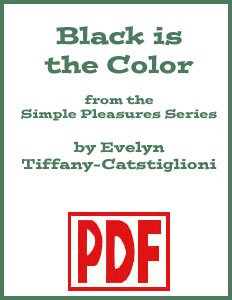 Black is the Color arranged by Evelyn Tiffany-Castiglioni PDF Download