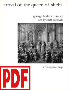 Arrival of the Queen of Sheba by Handel arranged by Rhett Barnwell PDF Download