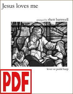 Jesus Loves Me arranged by Rhett Barnwell PDF Download
