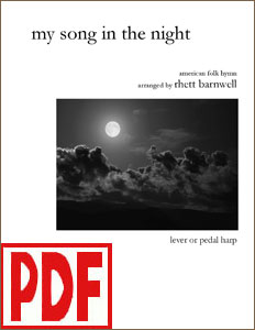 My Song in the Night arranged by Rhett Barnwell PDF Download