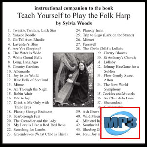 Companion to Teach Yourself to Play the Folk Harp by Sylvia Woods - mp3 Download