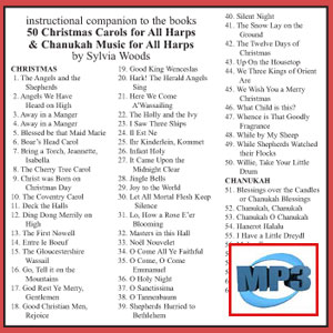 Companion to 50 Christmas Carols AND Chanukah Music by Sylvia Woods - mp3 Download