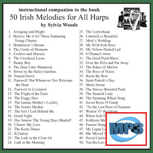 Companion to 50 Irish Melodies by Sylvia Woods - mp3 Download
