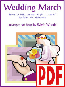 Mendelssohn's Wedding March arranged by Sylvia Woods PDF Download
