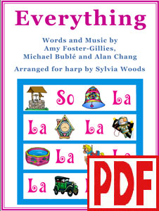 Everything by Michael Buble arranged for harp by Sylvia Woods PDF Download