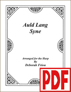 Auld Lang Syne arranged by Deborah Friou PDF Download