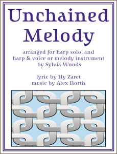 Unchained Melody arranged for harp by Sylvia Woods Sheet Music
