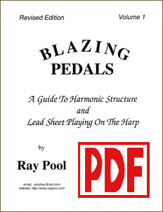 Blazing Pedals #1 for pedal harp by Ray Pool PDF Download